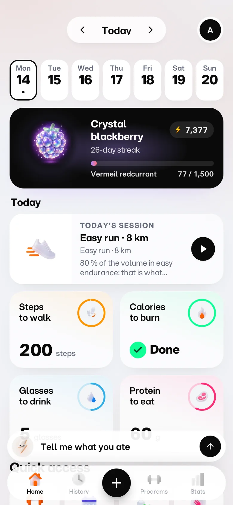 La journée dans l'app 6way